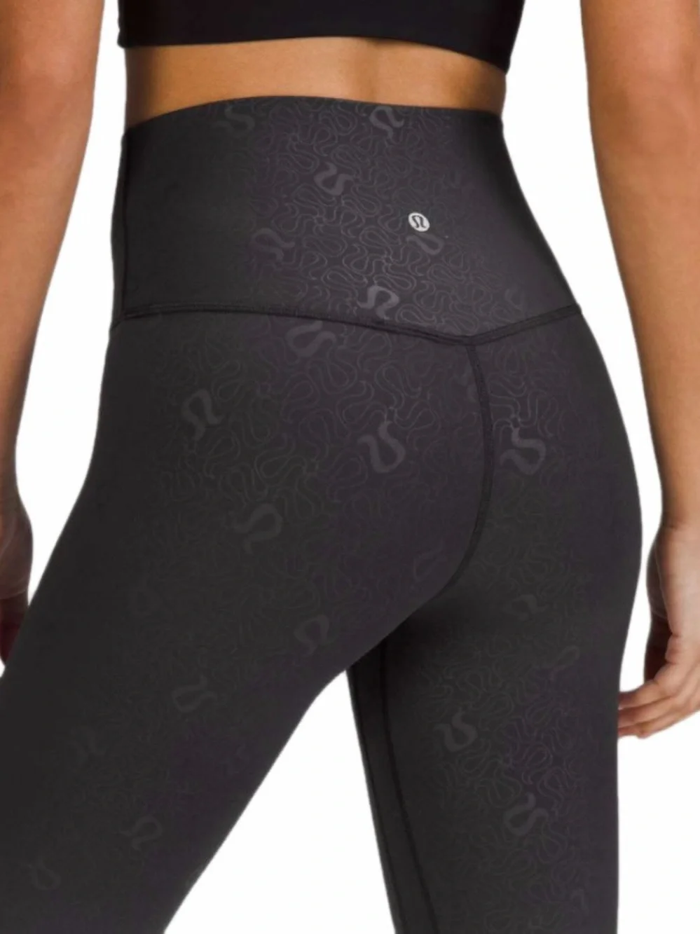 lululemon athletica Black High-Rise 7/8 Leggings